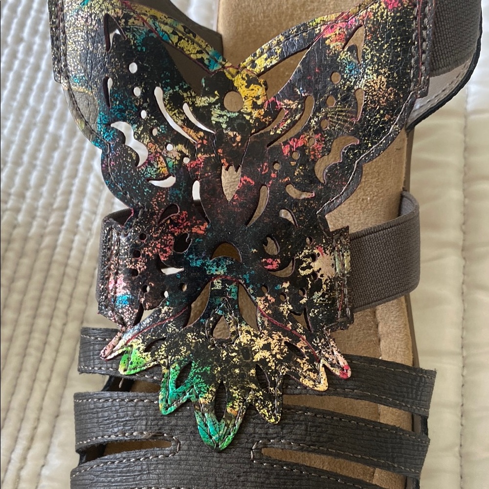 Butterfly Rieker Sandals - Picture 3 of 10